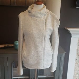 Asymmetrical LOFT zip up coat - jacket